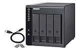 QNAP TR-004 4 Bay Desktop NAS Expansion - Optional Use as a Direct-Attached Storage Device