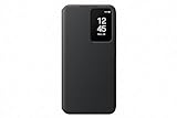 Samsung Smart View Wallet Smartphone Case EF-ZS921 für Galaxy S24, Handy-Hülle, Kartenfach, Sichtfenster, Black