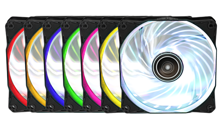 Der neue Antec Rainbow 120 Gehäuselüfter bringt Farbe ins Spiel