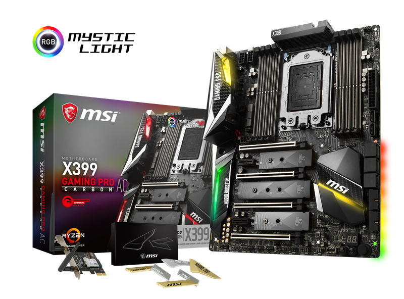 MSI stellt X399 GAMING PRO CARBON AC vor