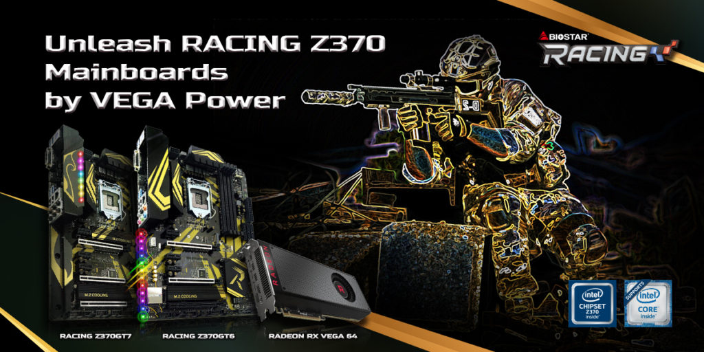 BIOSTAR VEGA 64 und RACING Z370GT6 vorgestellt