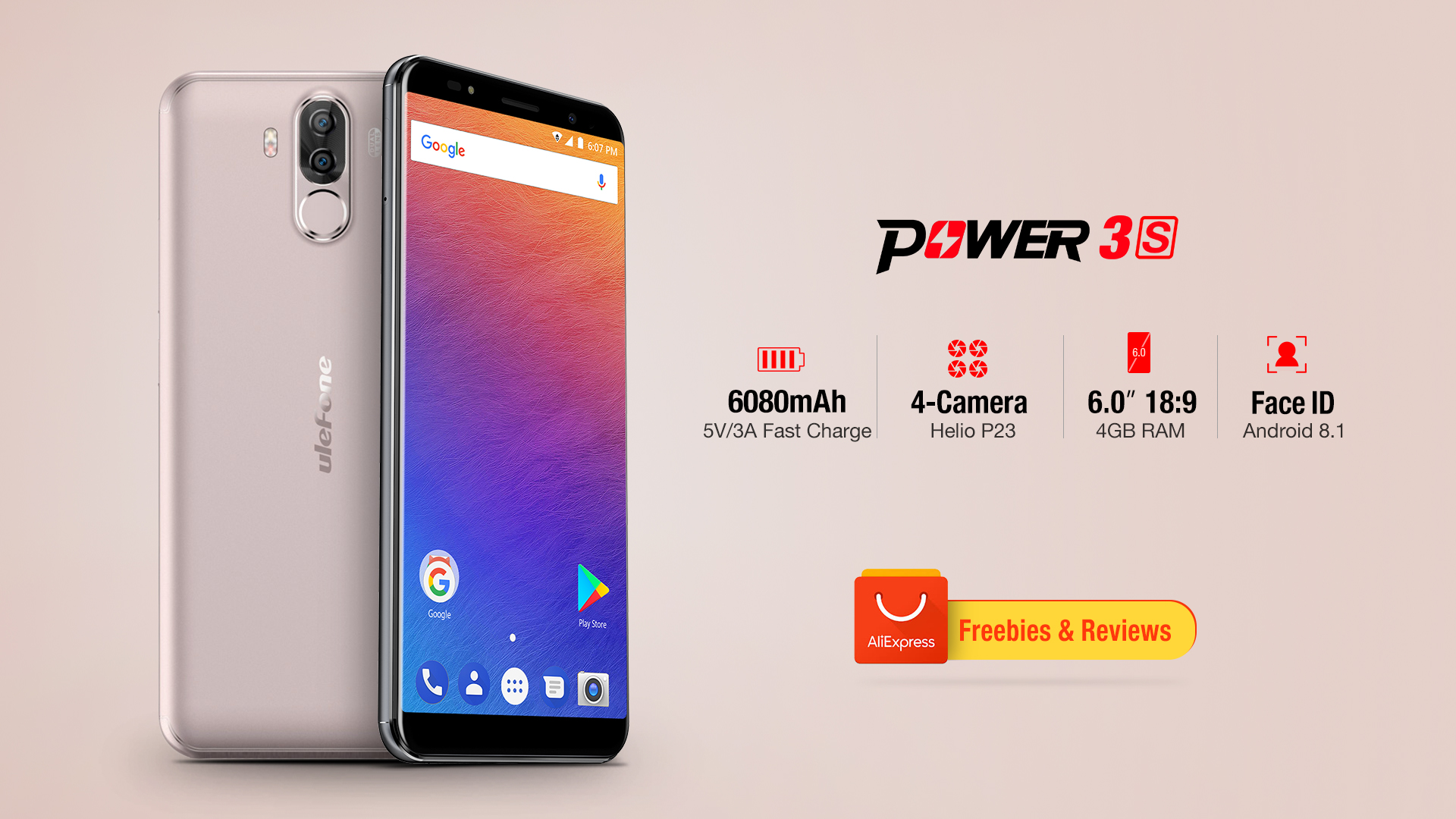 Ulefone power 3s amazon