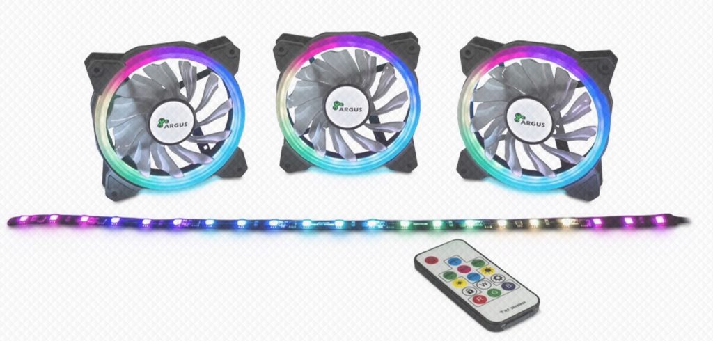 Inter-Tech Argus LED-Fan-Set RS-03 RGB im Test