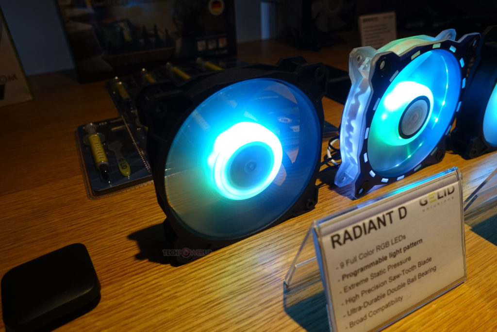 GELID Radiant und Radiant D 120 mm RGB-Lüfter gesichtet