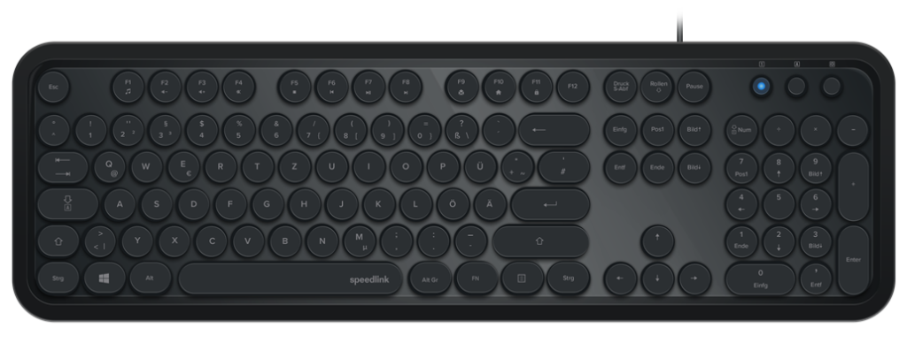 Schöner tippen: Mit Speedlinks CIRCLE Retro Keyboard