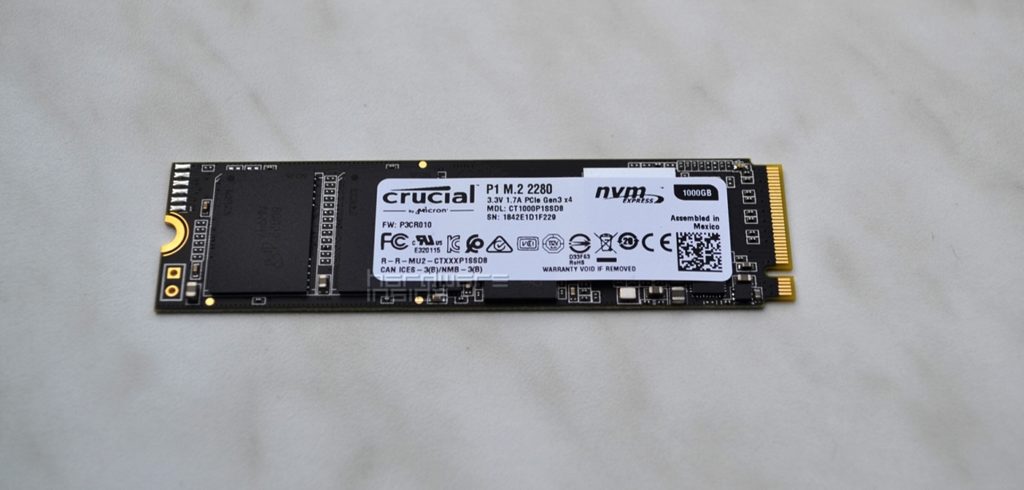 Crucial P1 SSD m.2 im Test
