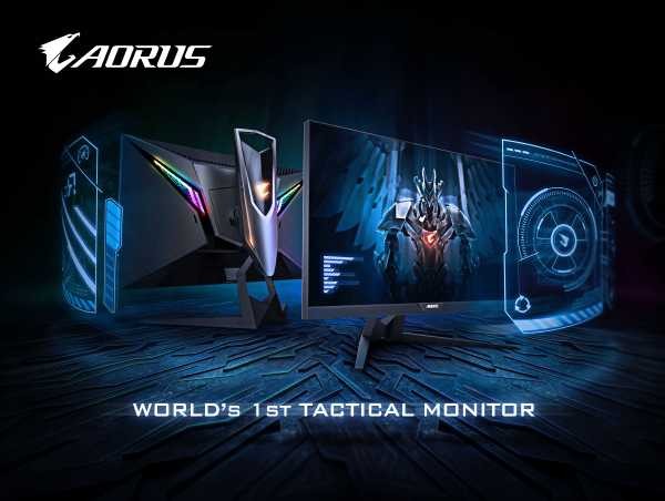 AORUS kündigt den weltweit ersten Tactical Gaming Monitor AD27QD an!