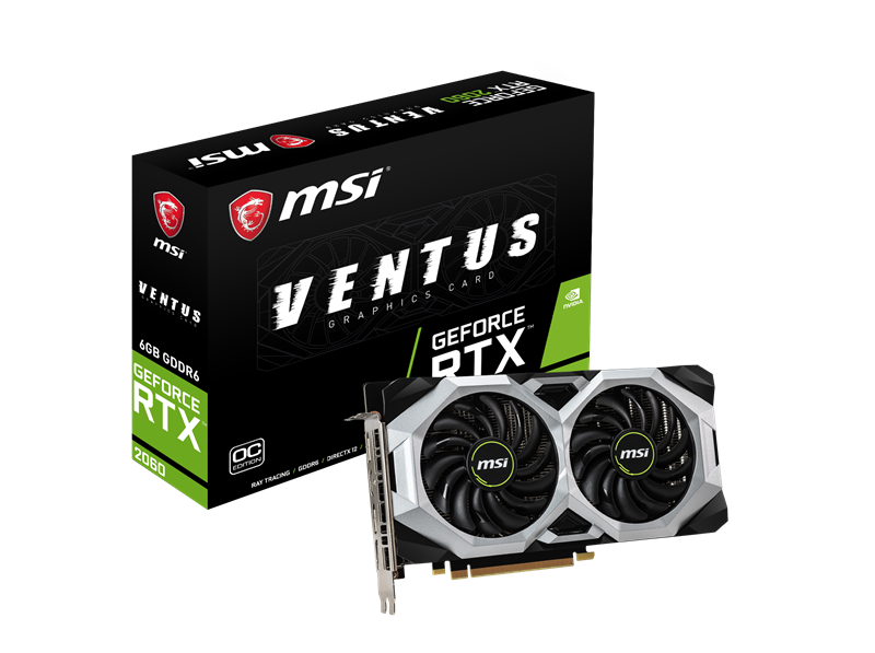 MSI präsentiert die GeForce RTX 2060 GPU Serie im Custom-Design