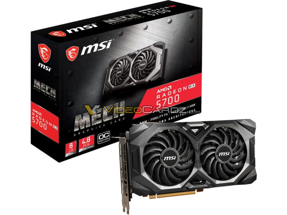 MSI Radeon RX 5700 Mech OC: Erste Bilder