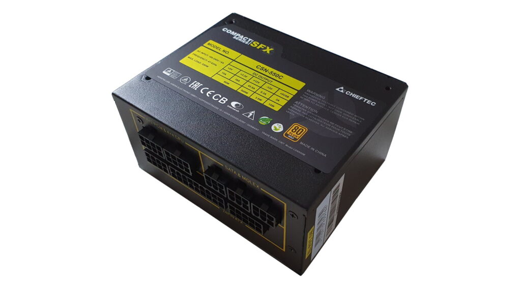 Chieftec CSN-550C SFX Netzteil im Fokus