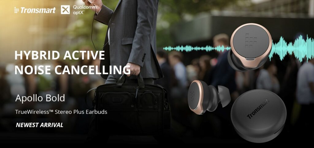 Tronsmart bringt mit den Apollo Bold neue TrueWireless-Ohrhörer mit ANC