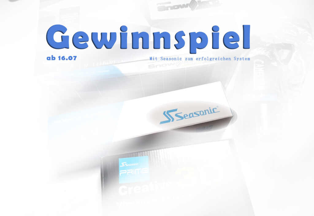 Ankündigung: Demnächst ein Gewinnspiel mit Seasonic