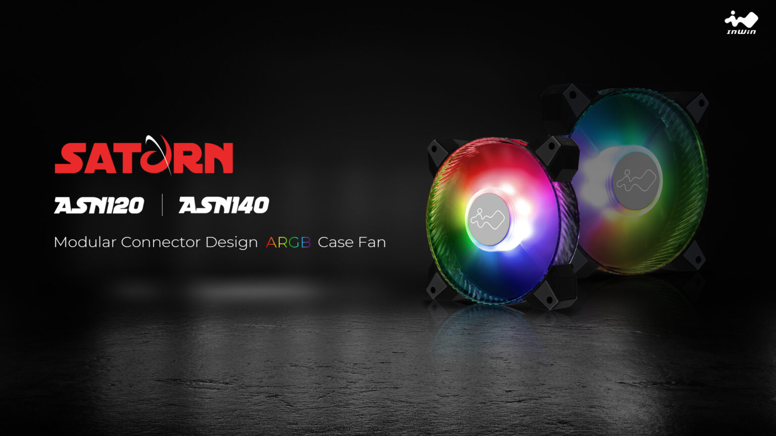 InWin bringt Hochleistungs-Gehäuselüfter der Saturn-Serie mit Daisy-Chaining auf den Markt