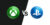 XBox Series X VS PlayStation 5 3D Vector Icons On Black And White Background. XBox VS PlayStation Video Game Consoles