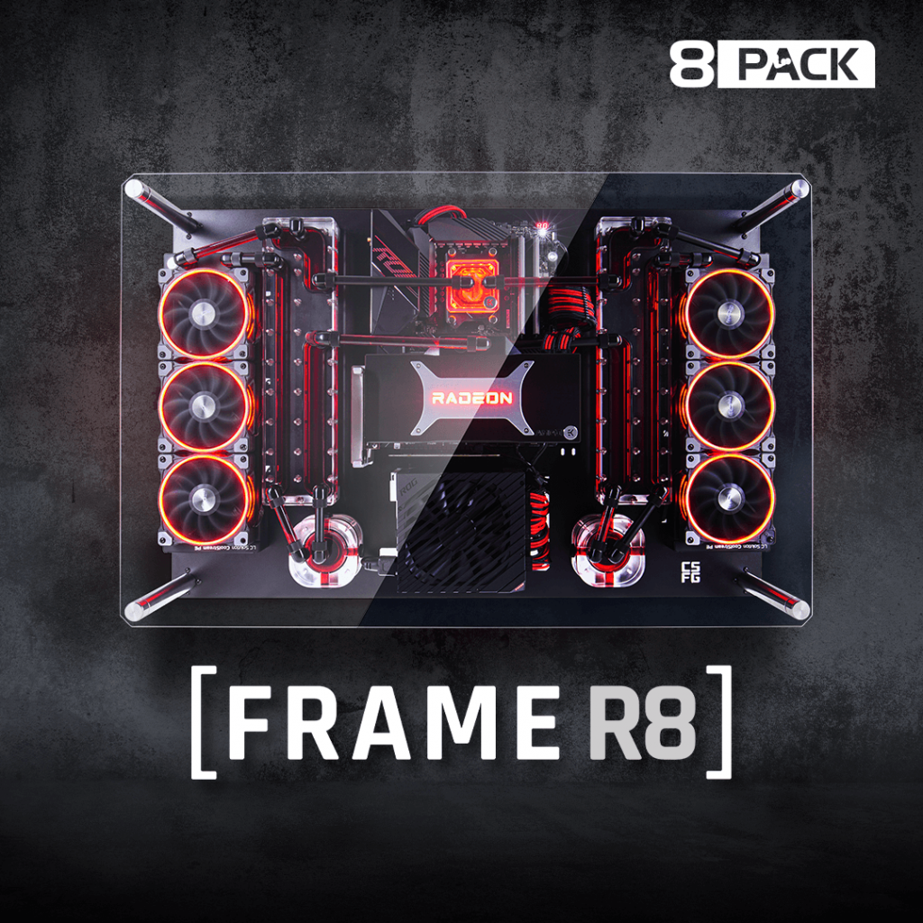 8Pack Frame R8: Der ultimative Gaming-PC an deiner Wand – Ab sofort bei Caseking!