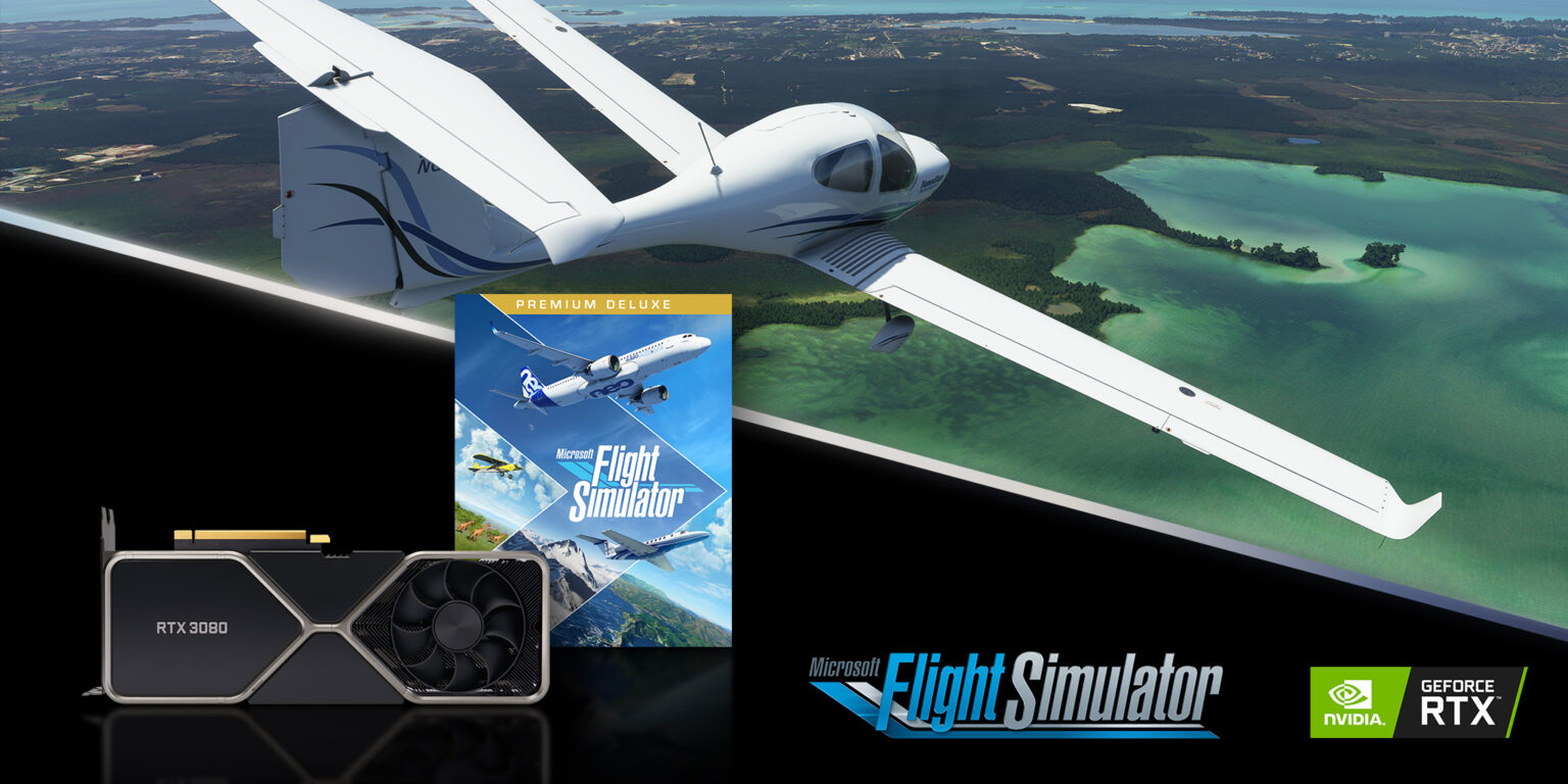 Doppelte Performance im Microsoft Flight Simulator bei Upgrade zur GeForce-RTX-30-Serie