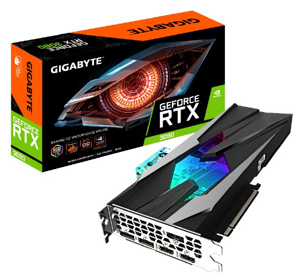 GIGABYTE veröffentlicht die GeForce RTX 3080 GAMING OC WATERFORCE WB 10G Grafikkarte