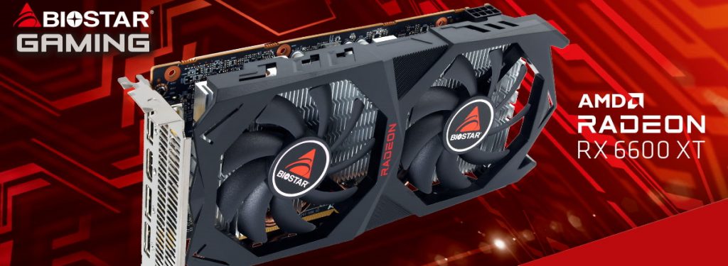 BIOSTAR KÜNDIGT NEUE AMD RADEON RX 6600 XT AN