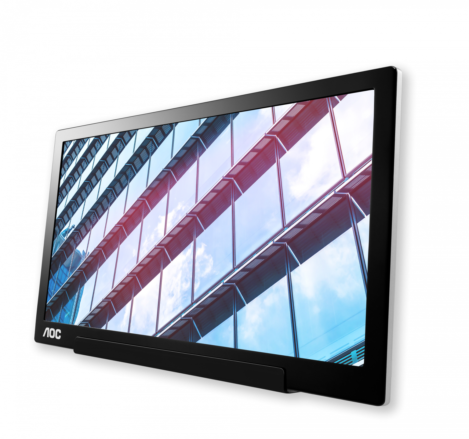 AOC launcht tragbaren 15,6″-Monitor mit hybridem USB-C- und USB-A-Anschluss
