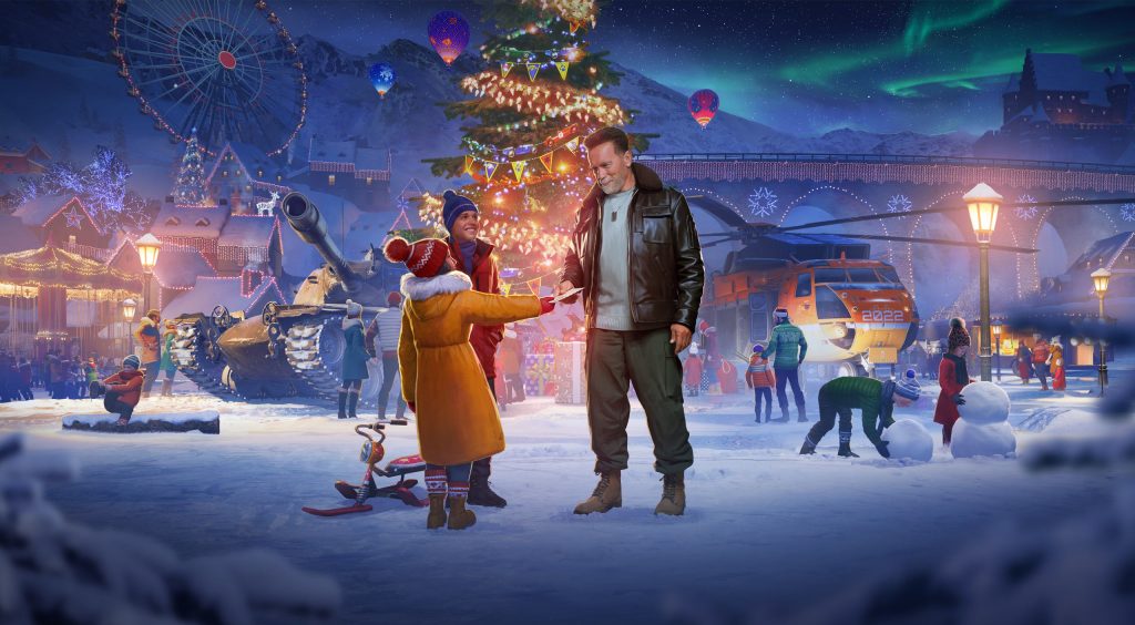 World of Tanks und Arnold Schwarzenegger laden zu den Holiday Ops-Feierlichkeiten