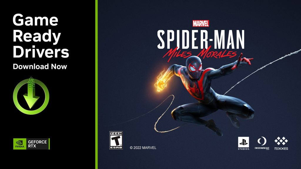 Neuer Game-Ready-Treiber für GeForce RTX 4080 veröffentlicht. Marvel’s Spider-Man: Miles Morales startet auf dem PC mit NVIDIA DLSS 3 und mehr