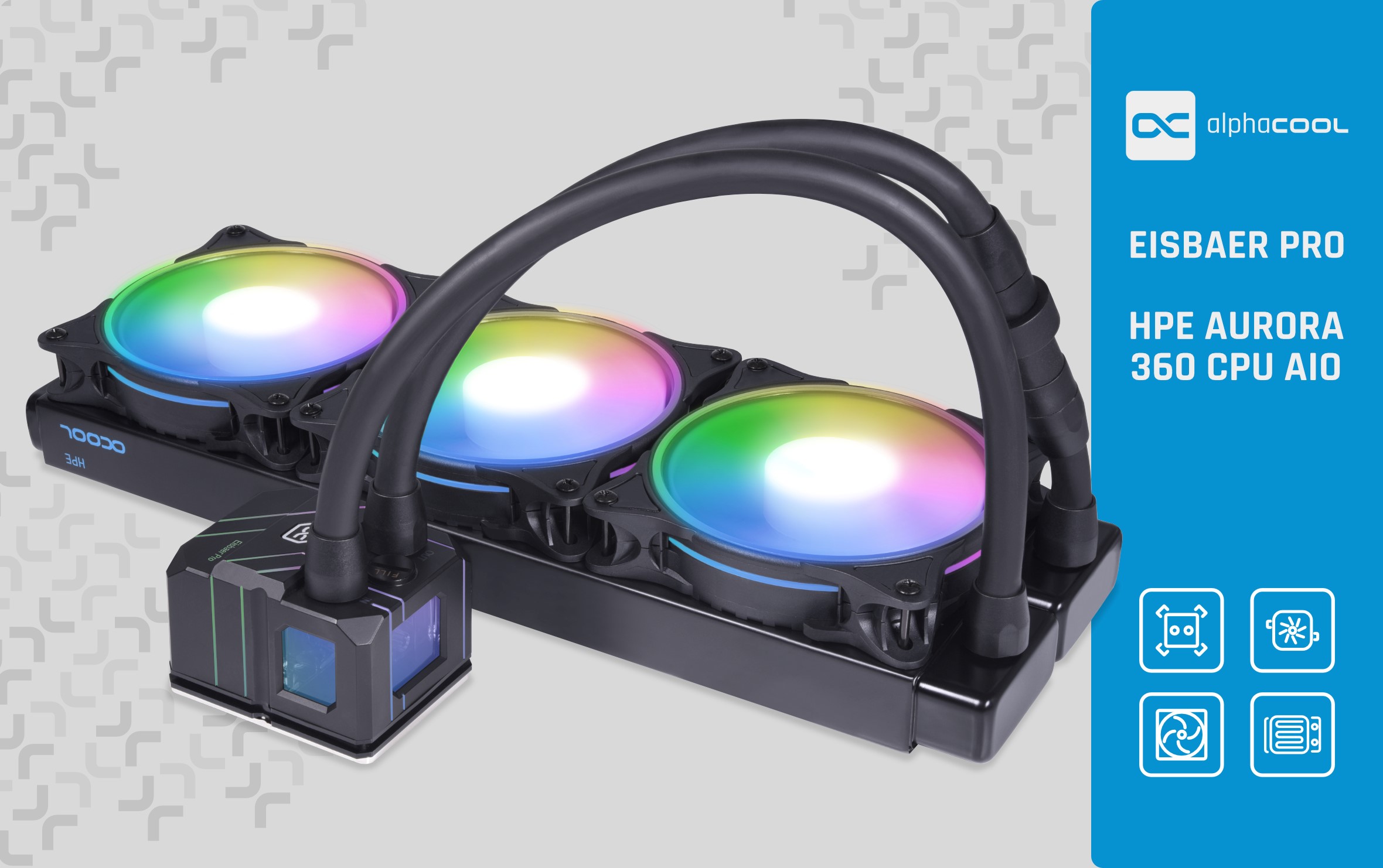 Der Eisbaer Pro Aurora CPU AIO hat ein Upgrade erhalten Alphacool