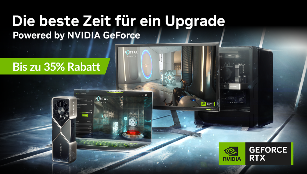 NVIDIA-Rabatt-Kampagne mit bis zu 35 % bei Alternate gestartet NVIDIA-Rabatt-Kampagne bei Alternate gestartet