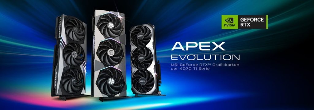 MSI kündigt die Custom-Karten der NVIDIA GeForce RTX 4070 Ti Serie an
