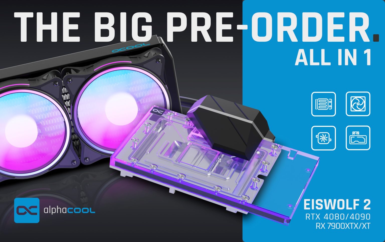 New Eiswolf 2 AiO for RTX 4080/4090 and RX 7900XT/XTX