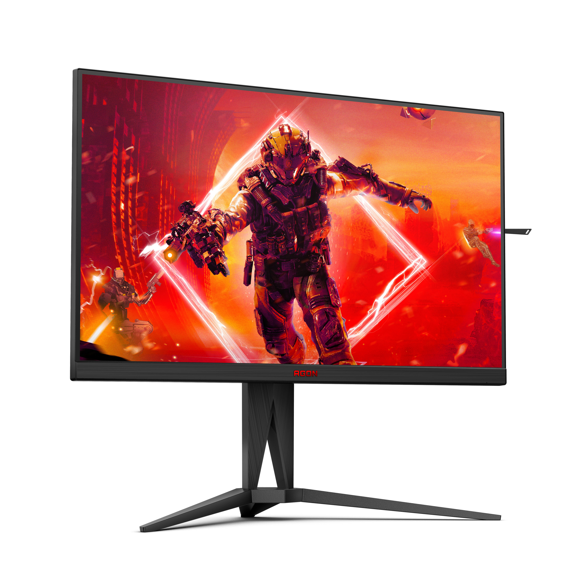 AGON by AOC bringt 80 cm (32″) Gaming-Monitor AG325QZN/EU mit 240 Hz, bis zu 1 ms GtG und HDR auf den Markt Front right_2400x2400