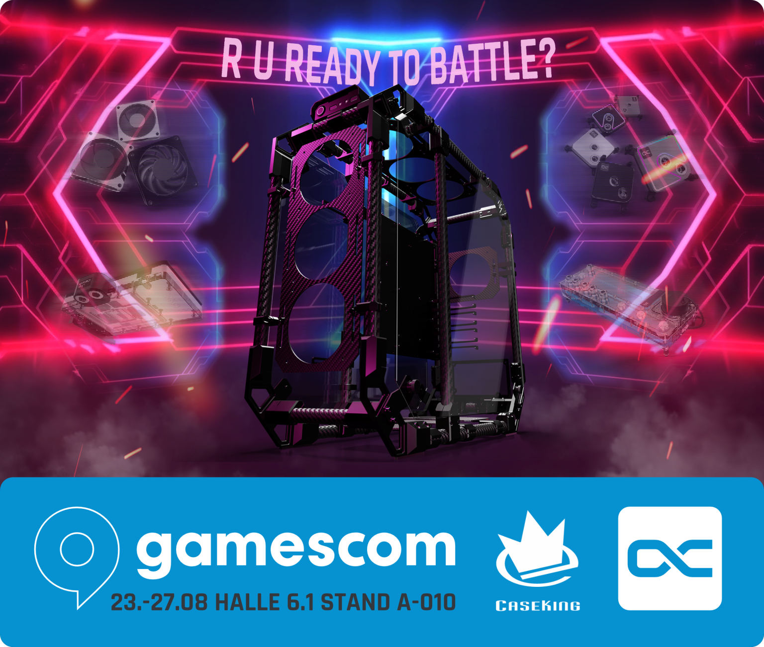 GamesCom 2023: Alphacool x Caseking!