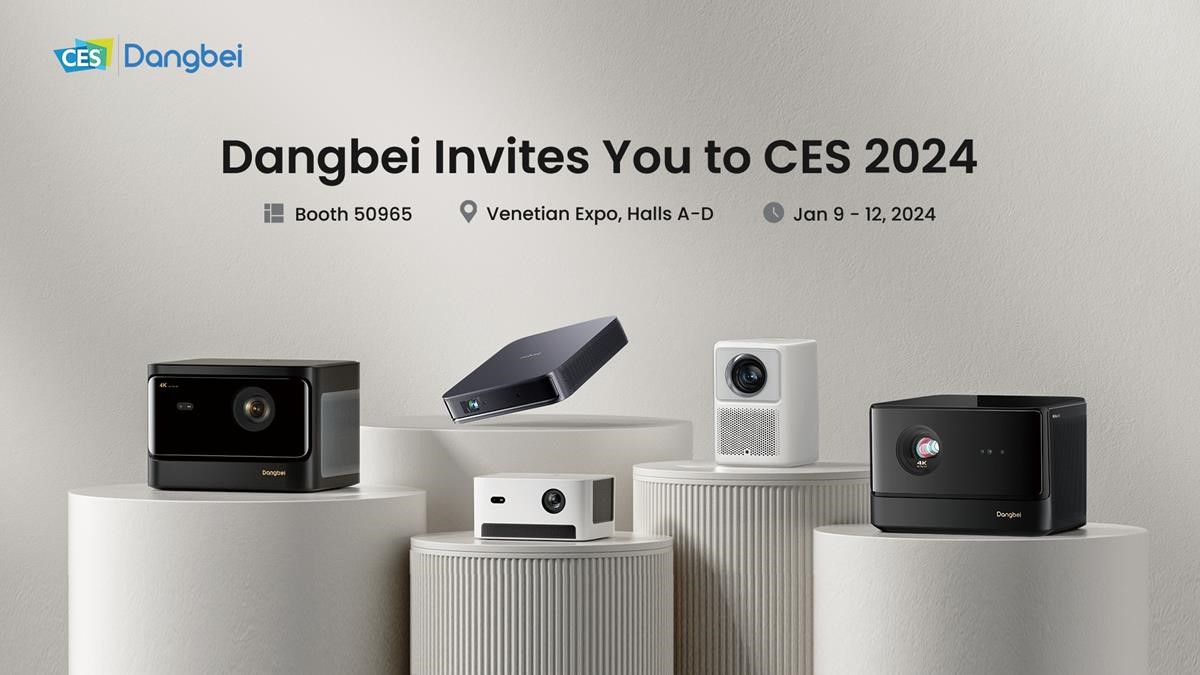 Dangbei präsentiert auf der CES 2024 bahnbrechende Neuerungen in der Projektionstechnologie Dangbei1