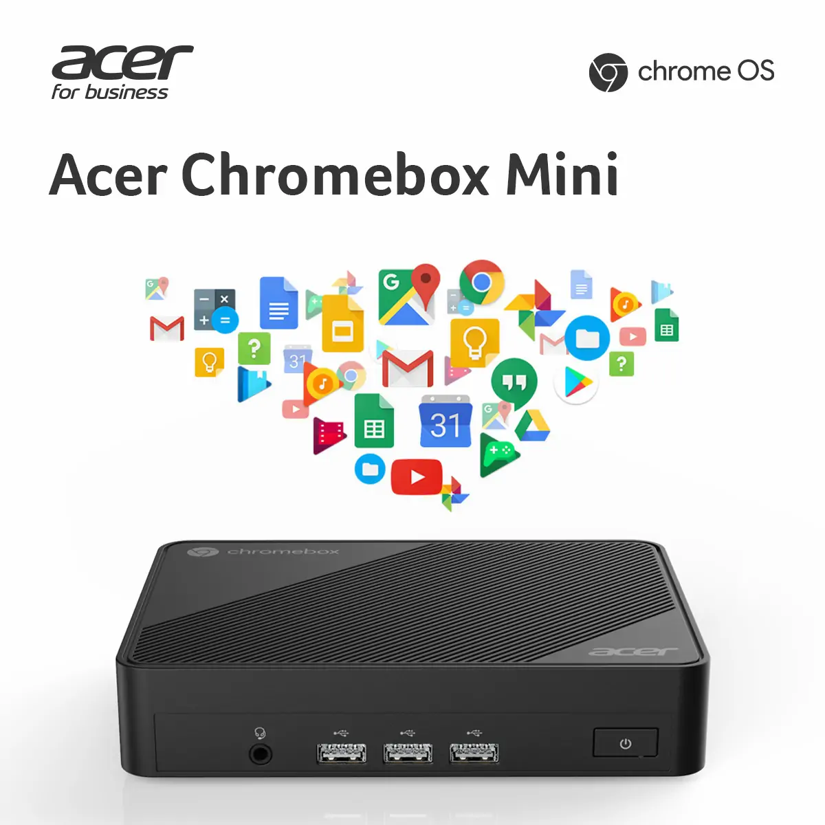 Für optimierte Digital Signage-Lösungen: Acer stellt die neue Chromebox Mini vor Acer-ChromeBox-Mini-frontal