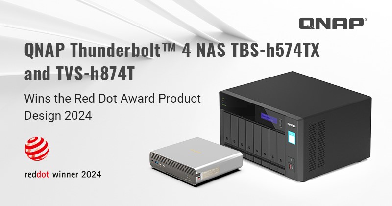 QNAP Thunderbolt 4 NAS TBS-h574TX und TVS-h874T