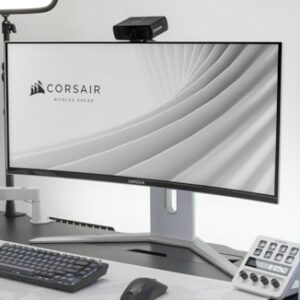 CORSAIR präsentiert den XENEON 34WQHD240-C QD-OLED Gaming-Monitor: Ein elegantes weißes Design für intensives Gaming, Multimedia und die Erstellung von Inhalten Corsair1