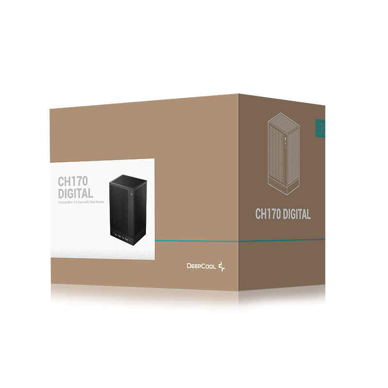 DeepCool stellt das CH170 DIGITAL vor: Das ultimative tragbare ITX-Gehäuse