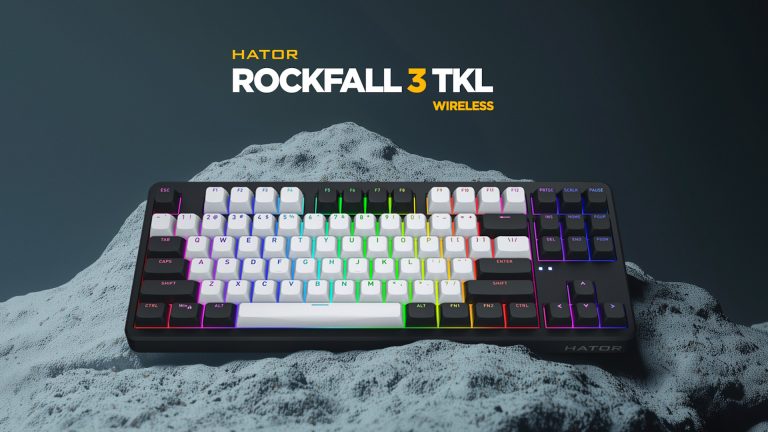 HATOR bringt Rockfall 3 TKL Wireless Gaming Tastatur