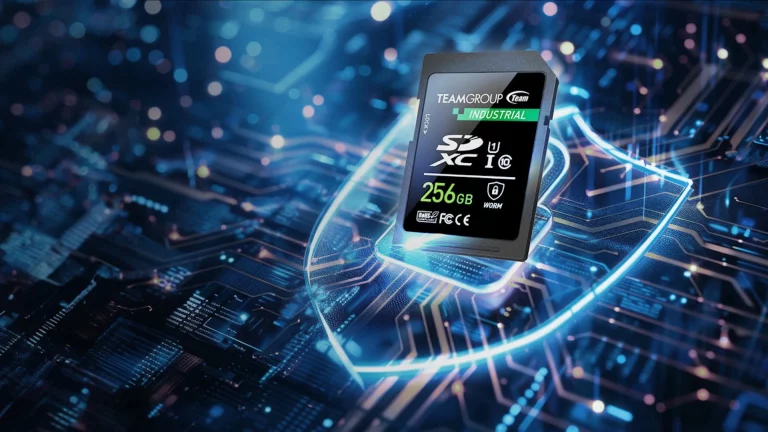 TEAMGROUP INDUSTRIAL D500R WORM-Speicherkarte glänzt auf der Embedded World 2025
