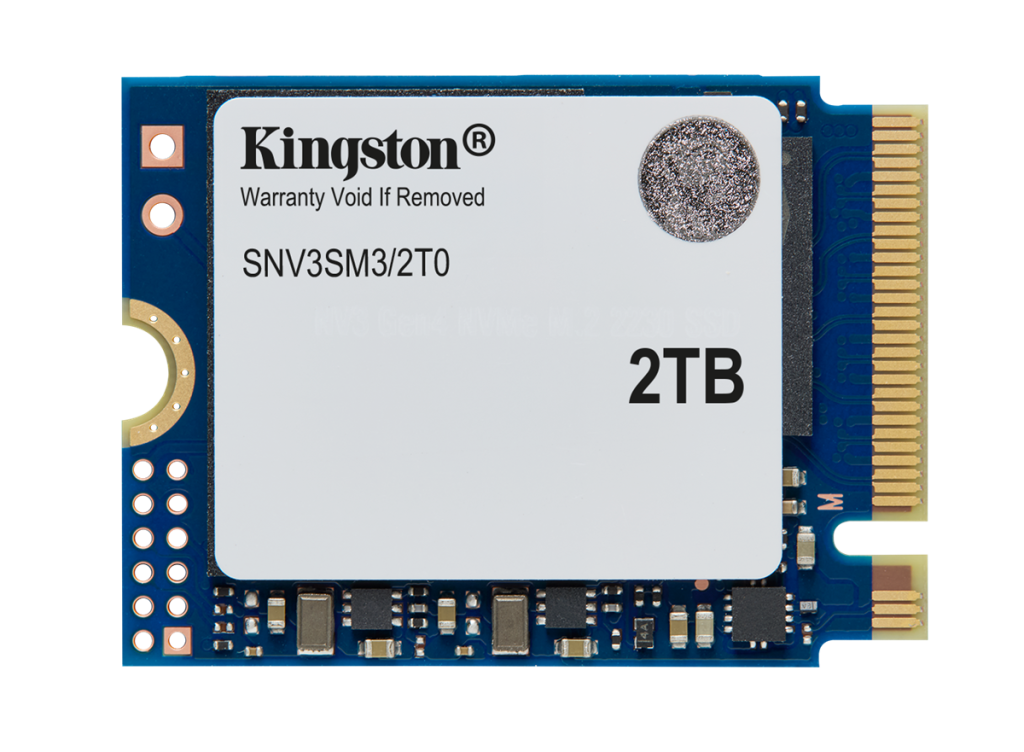 Kingston fügt der NV3 PCIe 4.0 NVMe SSD einen neuen Formfaktor hinzu