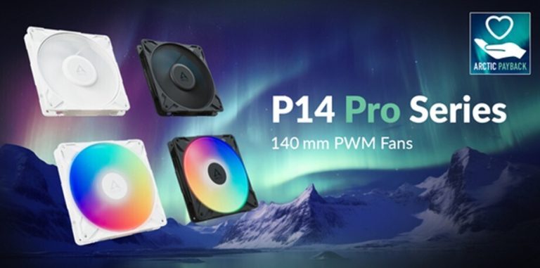 Arctic: Erweiterung der P Pro-Lüfterserie