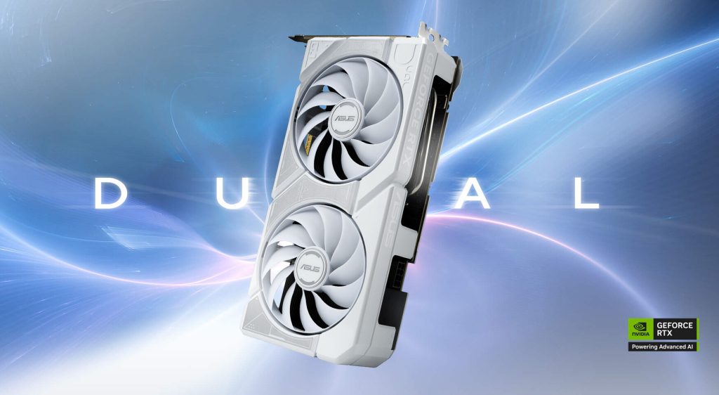 ASUS präsentiert GeForce RTX 5060 White Edition Grafikkarten