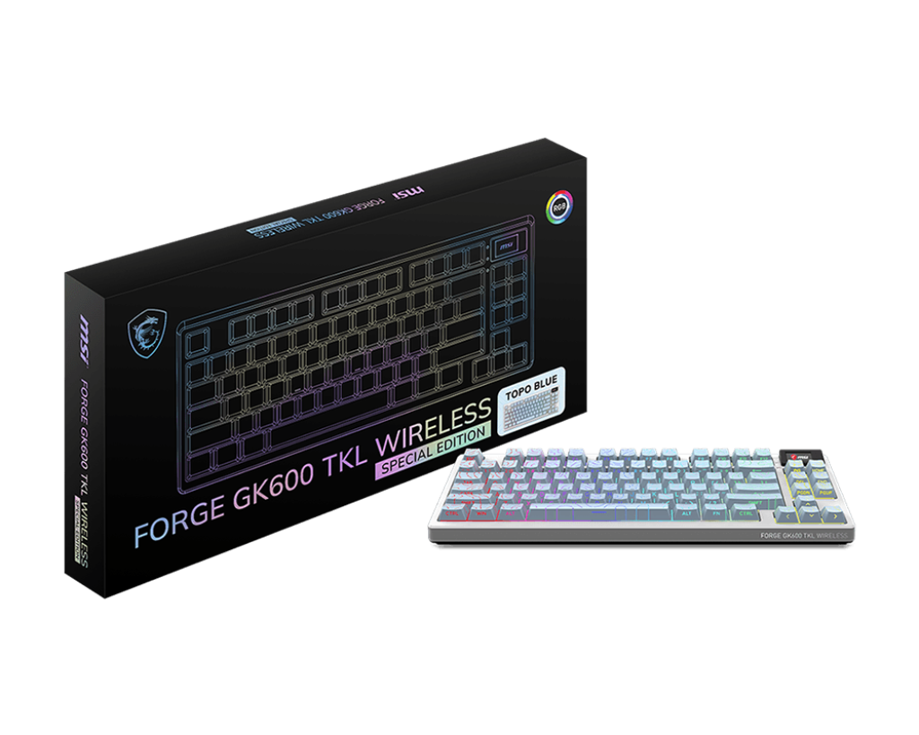 MSI stellt die FORGE GK600 TKL Wireless Special Edition vor