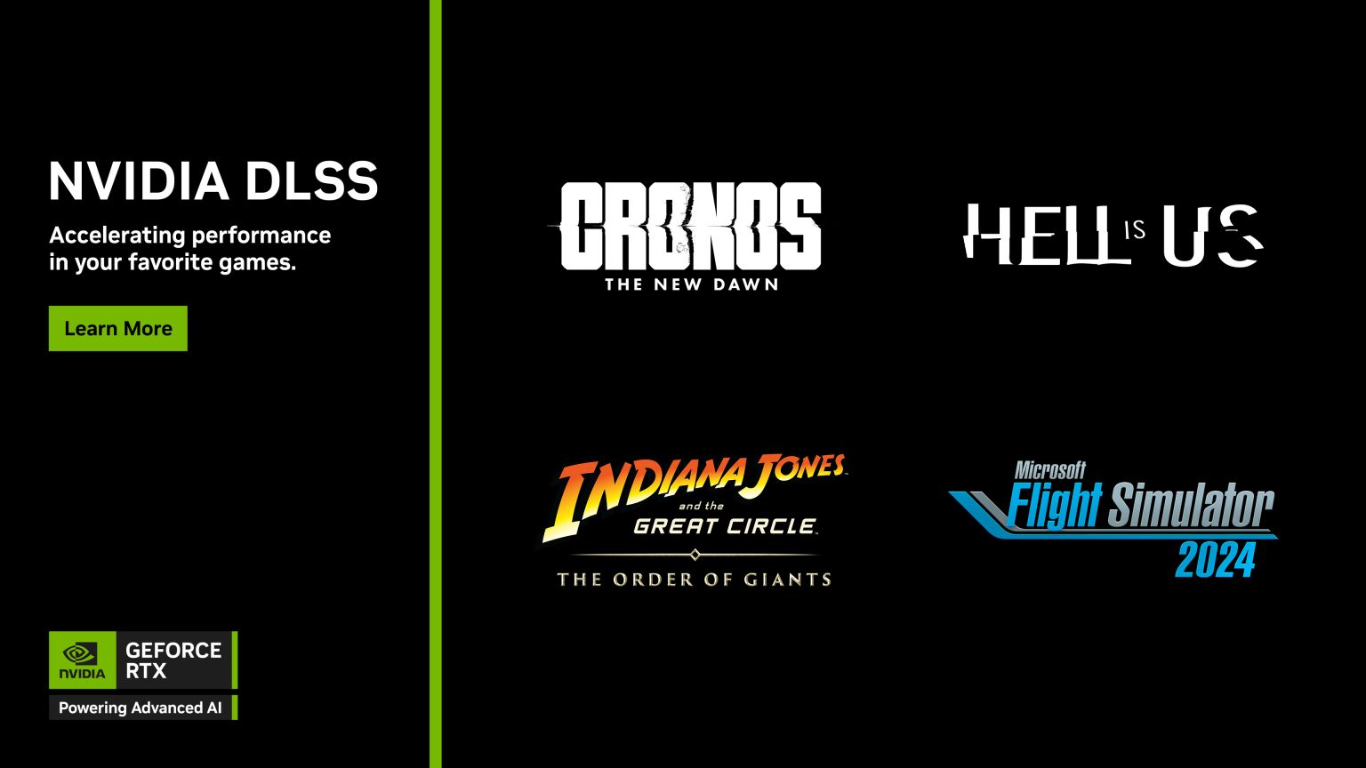 NVIDIA News: Cronos: The New Dawn, Hell is Us und Indiana Jones und der Große Kreis: Der Orden der Riesen erscheinen mit DLSS 4