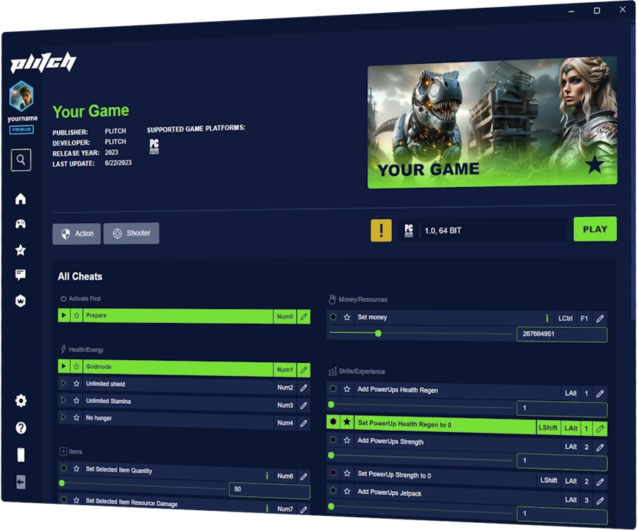 PLITCH startet Free Premium Trial; Mods für über 5.400 Spiele verfügbar