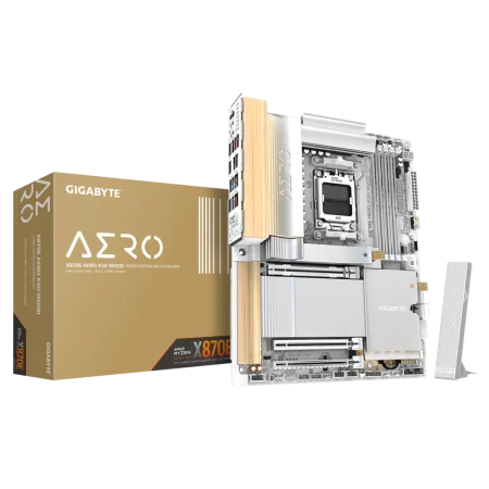 Gigabyte bringt den neuen Holztrend auf Hauptplatinen – mit dem X870E Aero X3D Wood