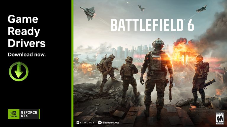 Neuer GeForce Game Ready-Treiber für Battlefield 6-Update + PhysX-Games-Update