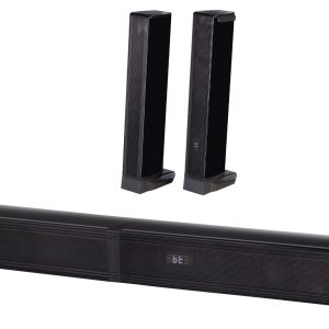 2.2-Soundbar für TV-Geräte, teilbar, Dual-Subwoofer, Bluetooth, 180 W
