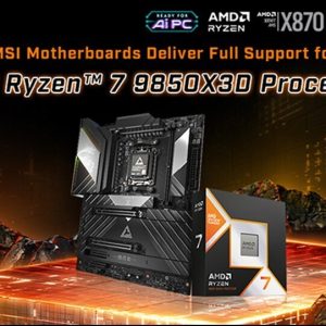 MSI-Mainboards bieten volle Unterstützung für AMD Ryzen 7 9850X3D MSI Intro