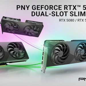 PNY kündigt neue Dual-Slot Slim Modelle für NVIDIA® GeForce RTX 50 Serie an PNY image SLim RTX