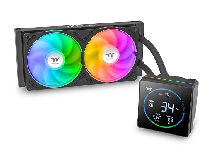 Thermaltake bringt eckige CPU-Kühler mit neuer TH-V3-AIO zurück